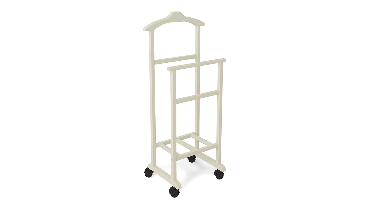 Вешалка Напольная Слоновая Кость (Ш-460 мм x В-1060 мм x Г-340 мм)