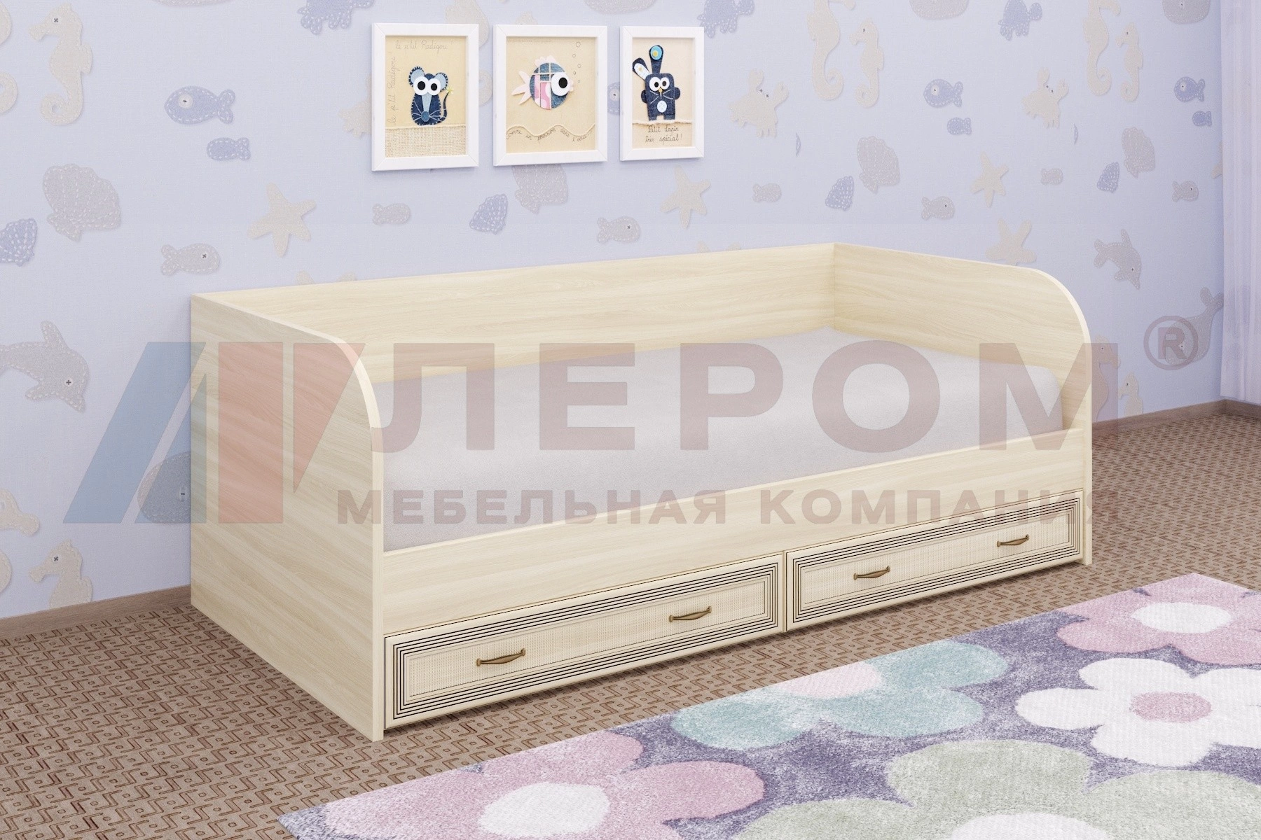 Карина Кровать КР-1042 (0,9х1,9)