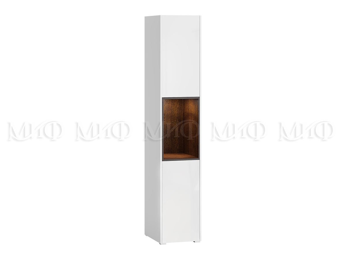 Пенал Комбинированный Мадрид МДФ Белый Глянец (Ш-426 мм x В-2236 мм x Г-524 мм)