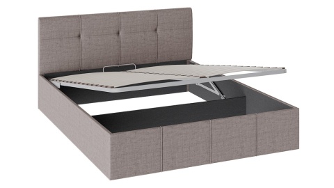 Кровать «Лора» c мягкой обивкой и подъемным механизмом/Разные Цвета