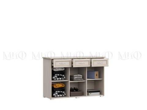 Комод Пандора МДФ (Ш-1488 x В-1000 x Г-466 мм) Сандал Светлый