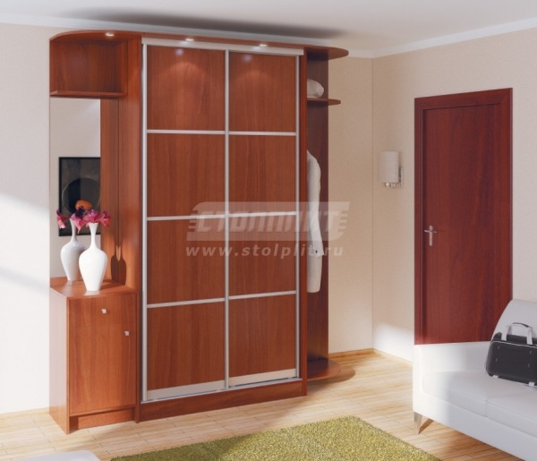 Шкаф 2-х дверный СБ-1085БП Яблоня