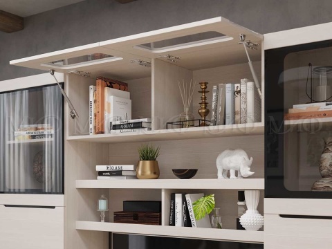 Гостиная Эвлин МДФ №1 (Ш-2486 x В-2150 x Г-378 мм)/Разные Цвета