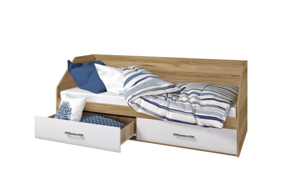 Кровать "Ницца" 800/2 ящика/Разные Цвета