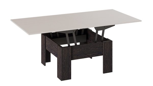 Стол Журнальный Тип 10 Венге Цаво/Дуб Белфорт/Ш-800/1600 × Г-800 × В-450 мм