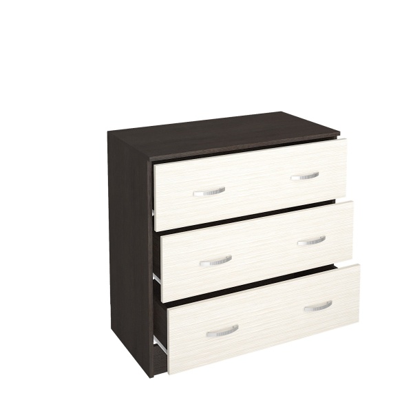 Спальный Гарнитур Баcя с Прикроватным Блоком ЛДСП (Венге/Ясень Шимо Светлый)