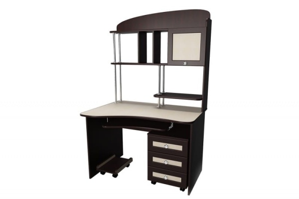 Компьютерный стол "Мебелайн-16" (тумба справа)