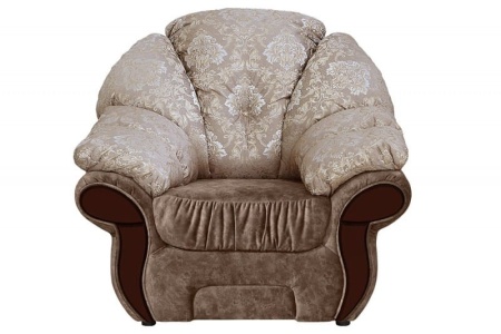 Кресло отдыха Глория-23 (декор массив орех)