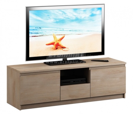 Тумба ТВ Веста СБ-2253 Дуб Сонома/Ш-1400 X В-440 X Г-440 мм