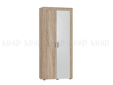 Стенка Апаста (Ш-3189 x В-2070 x Г-416 мм)/Дуб Сонома/Белый Глянец