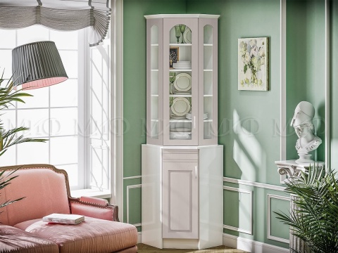 Буфет Кармен Угловой МДФ (Ш-580 x Г-580 х В-2270 мм)/Разные Цвета