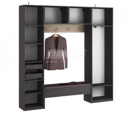 Афина набор с шкафом 2-х дверным с зеркалом