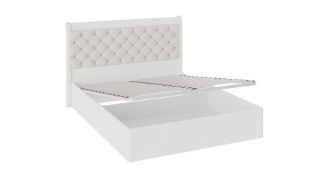 Кровать «Франческа» с Мягким Изголовьем и Подъемным Механизмом (Дуб Седан/Замша) 1600 x 2000 мм