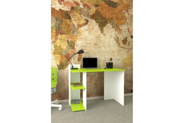 Стол для ноутбука "Мебелеф-1" (полки слева)