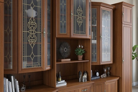 Стенка Тоскана (Гостиная)/Орех Экко