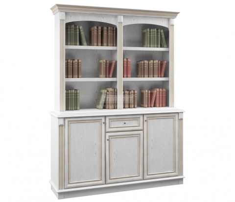 Версаль Комод с Надстройкой Белый Ясень (Ш 1620 X В 2183 X Г 440 мм)