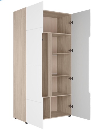 Шкаф Двухстворчатый Палермо-3 МДФ (Ш-1068 х В-2078 х Г-509 мм)