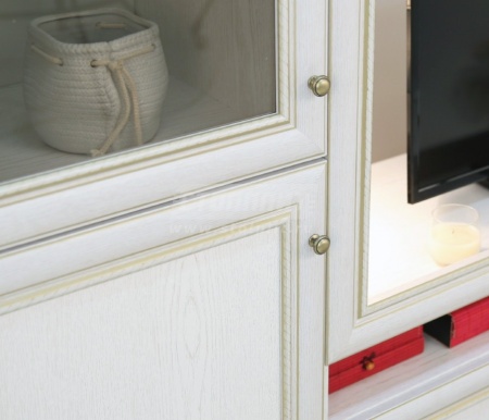 Версаль СБ-1655 Стенка Белый Ясень (Ш 2692 X В 2184 X Г 485 мм)