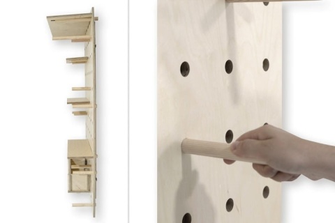 Панель настенная "Необычная мебель 1" перфорированная (1200х600)